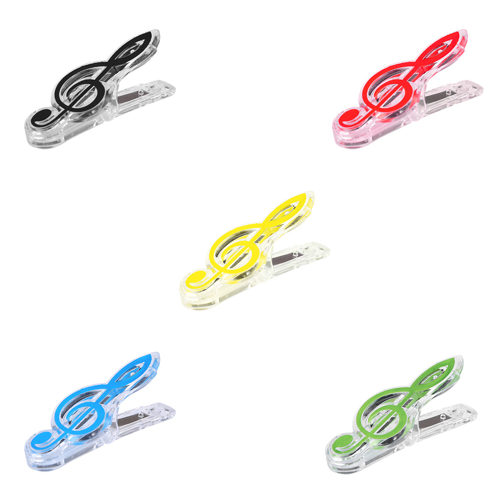 Blank Sheet Music Notebook - Letter Paper Clip Plastic Musical Note