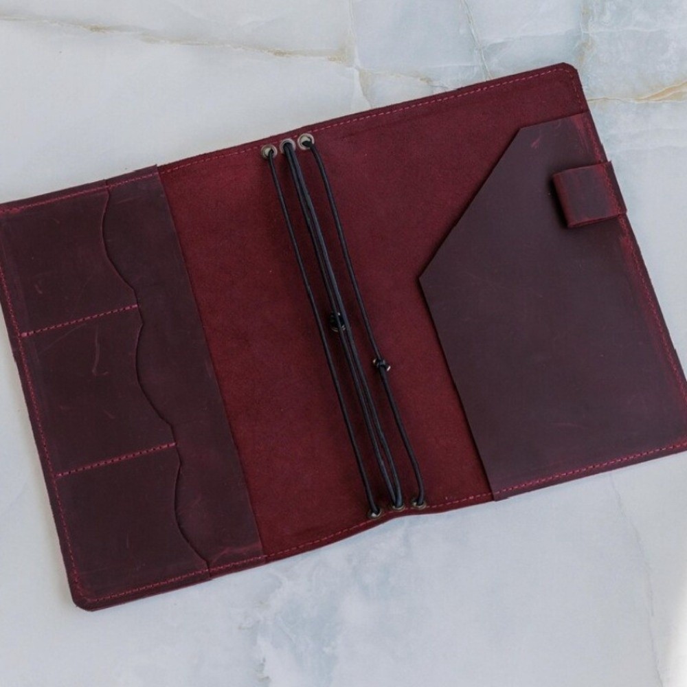 Refillable Notebook Organizer  - Vintage Leather Journal Notebook 评论和价格