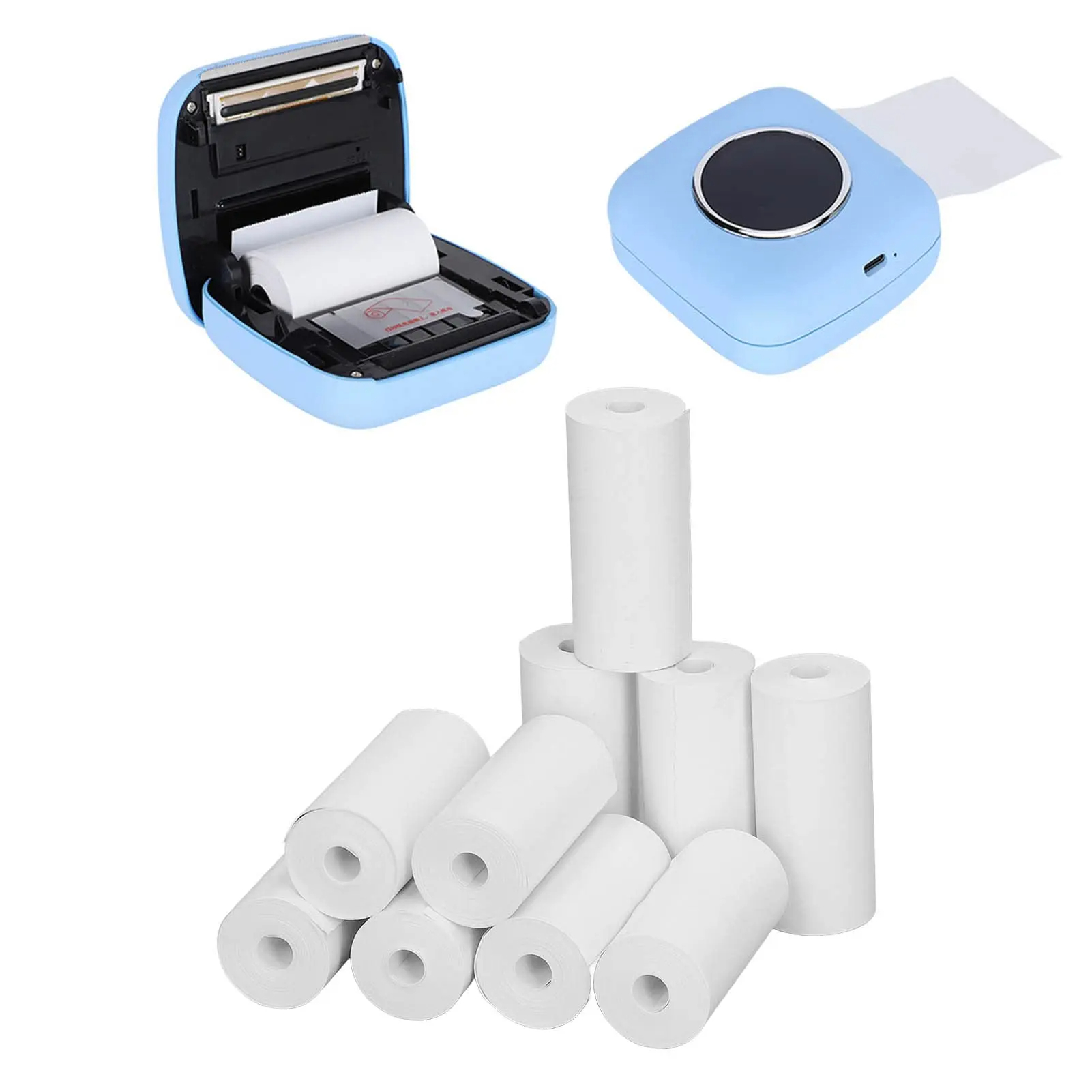 10Pcs Mini Printer Paper, 57 x - Mini Pocket Thermal Printer Paper Roll 评论和价格