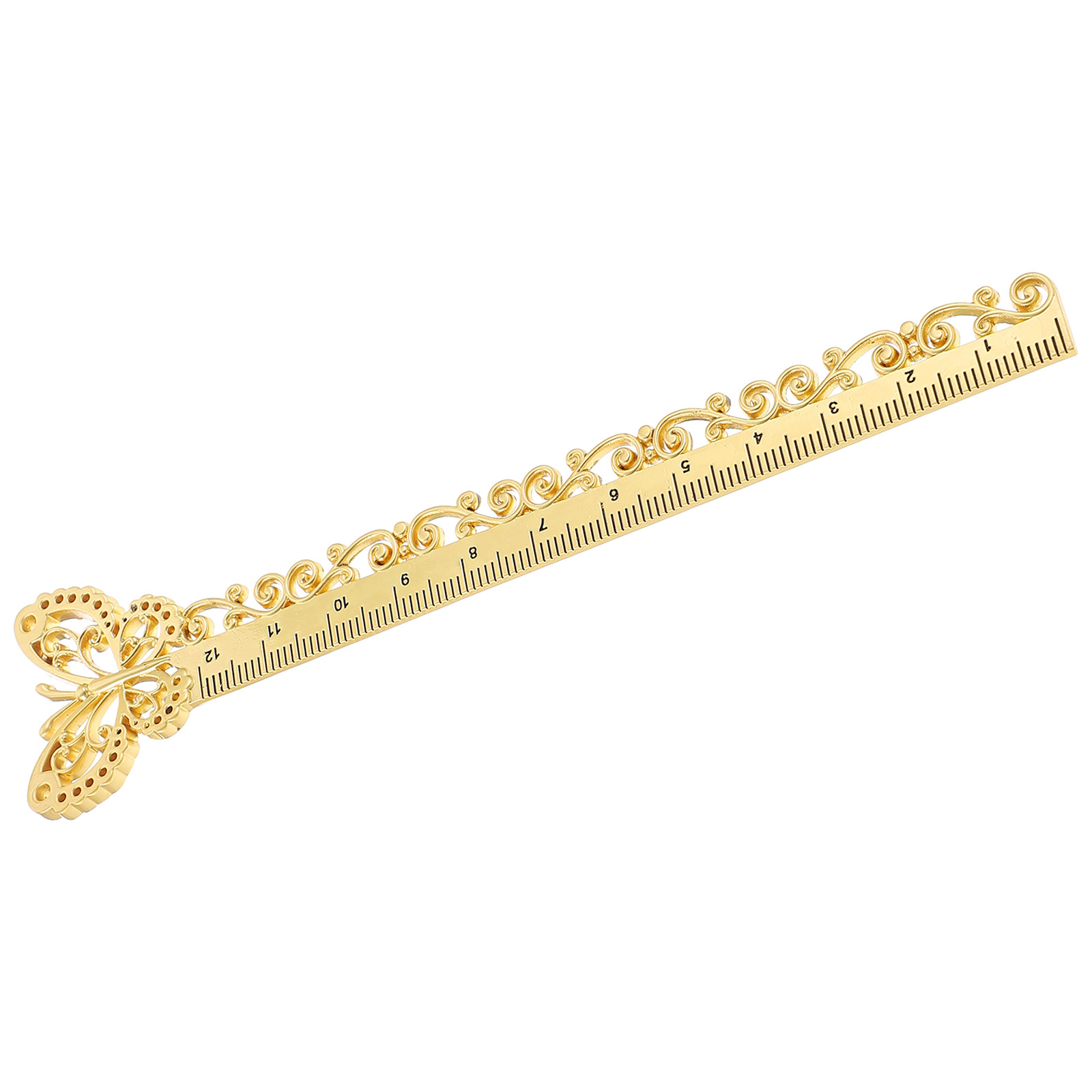 Alloy Bookmark Ruler Hollow Me - Stationery Books 评论和价格