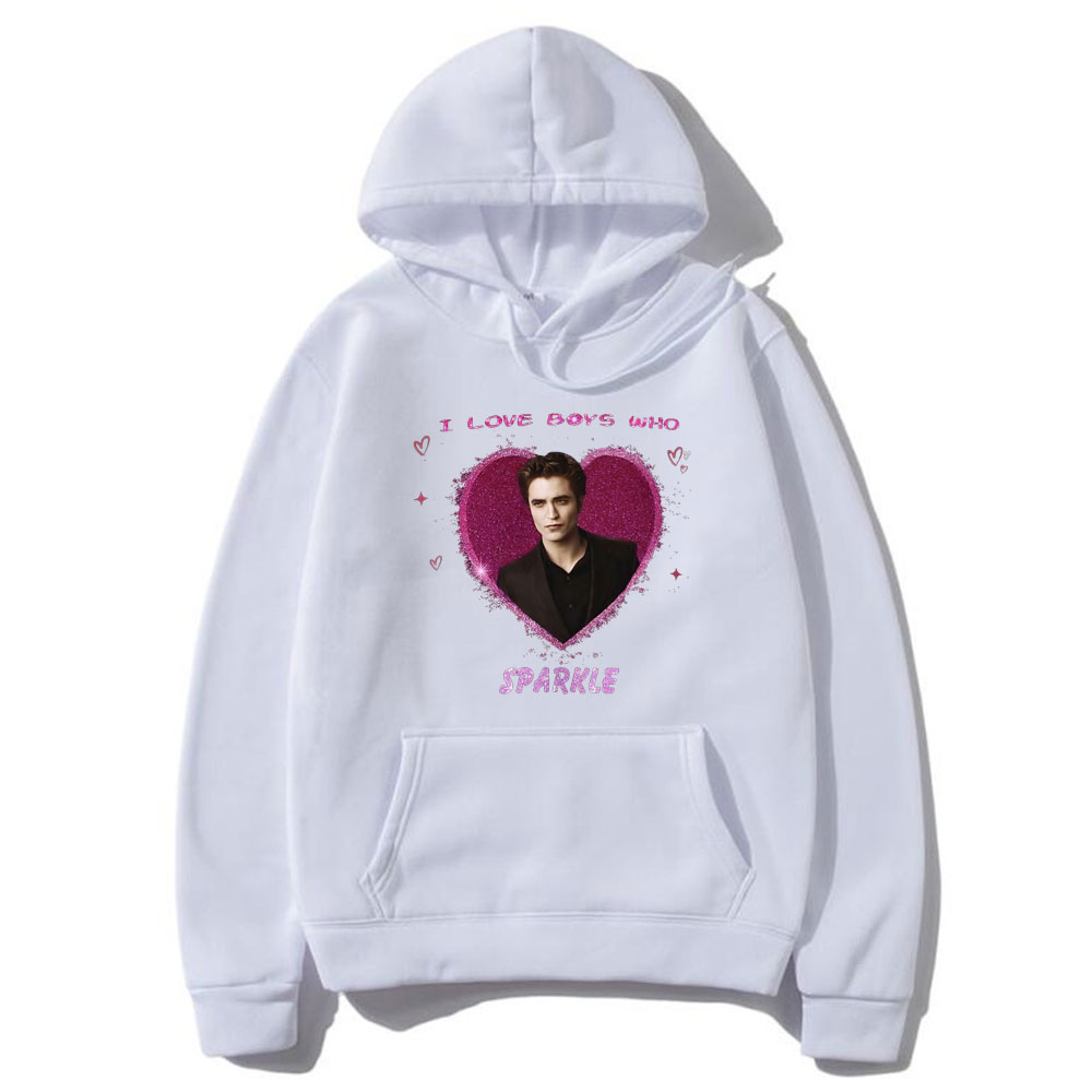I Love Boys Who Sparkle Hoodie - Movies 评论和价格
