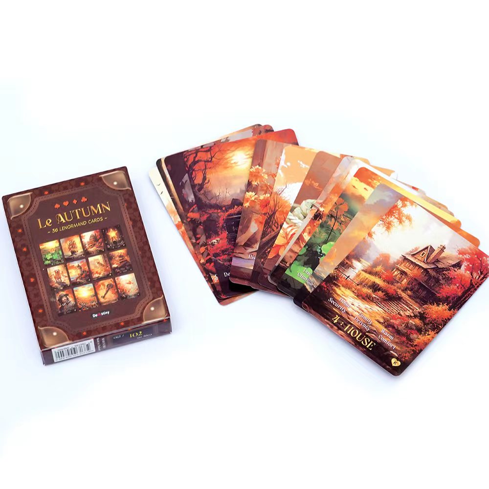 Lenormand Tarot Deck Le Autumn - Tarot Deck With Guidebook 评论和价格