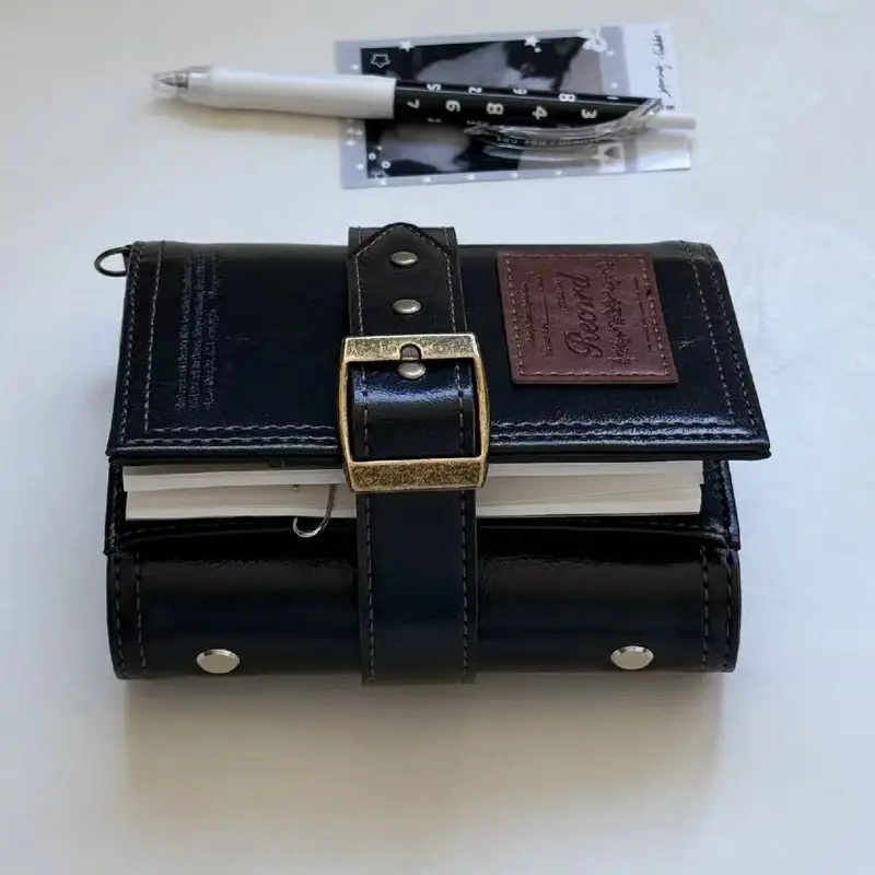 M5 Tri-Fold Leather Vintage Jo - Vintage Leather Journal Notebook 评论和价格
