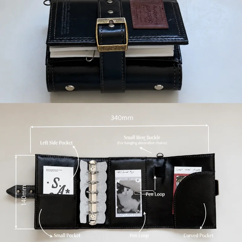 M5 Tri-Fold Leather Vintage Jo - Vintage Leather Journal Notebook 评论和价格