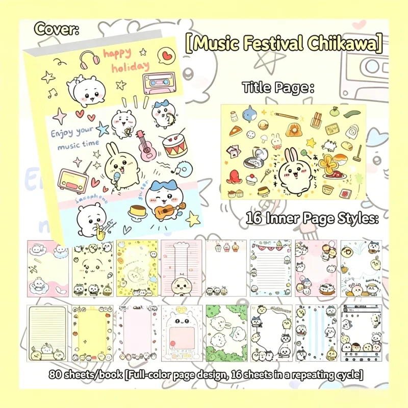 Chiikawa Cute Notebook 80 Shee - Books 评论和价格