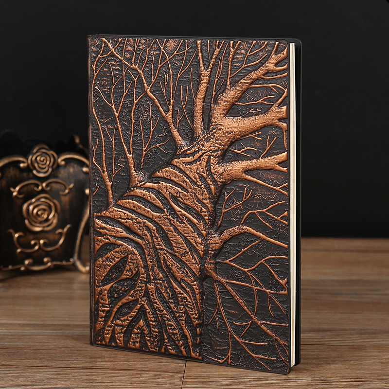 Vintage Big Tree PU Leather No - Vintage Leather Journal Notebook 评论和价格