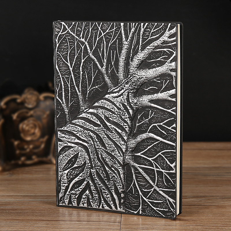 Vintage Big Tree PU Leather No - Vintage Leather Journal Notebook 评论和价格