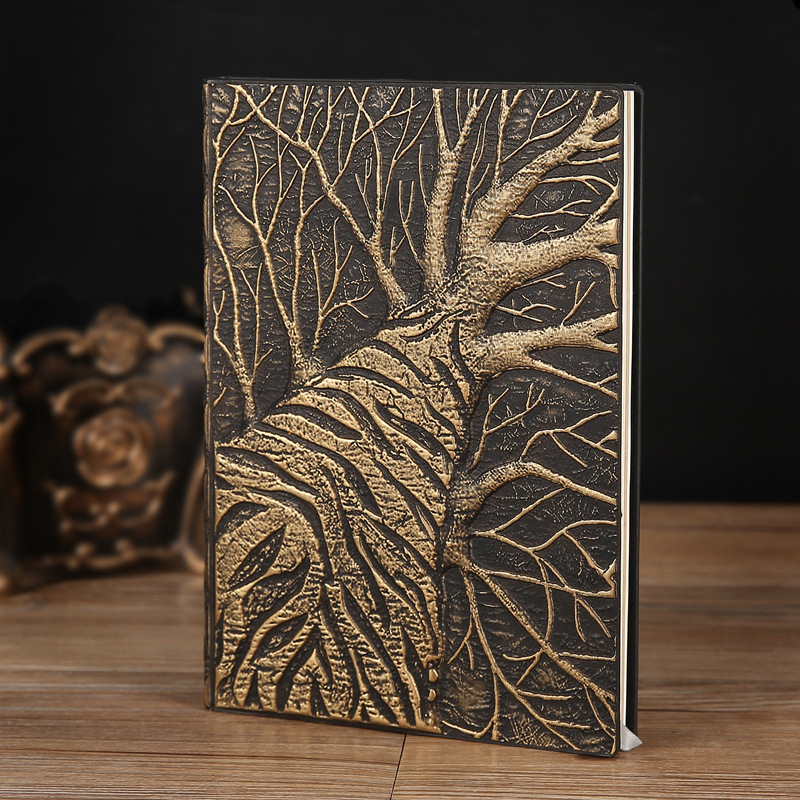 Vintage Big Tree PU Leather No - Vintage Leather Journal Notebook 评论和价格